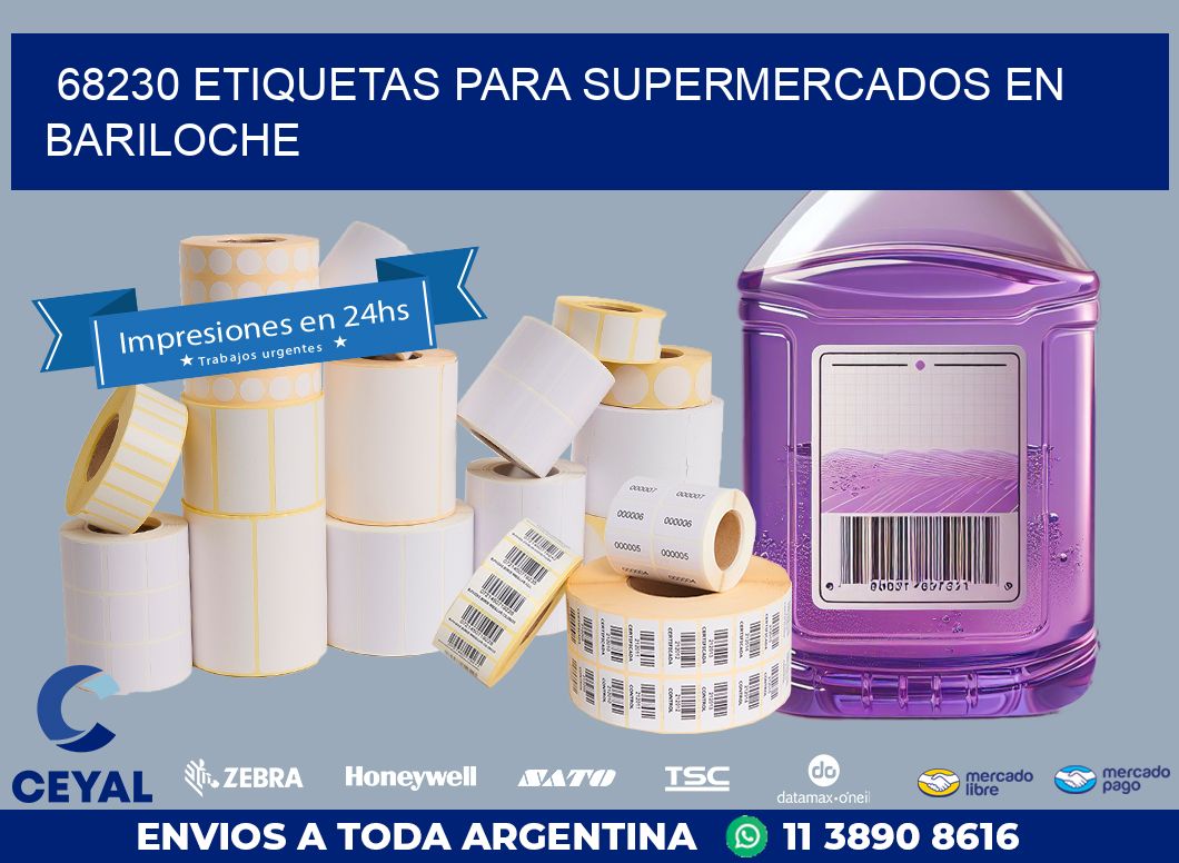 68230 ETIQUETAS PARA SUPERMERCADOS EN BARILOCHE