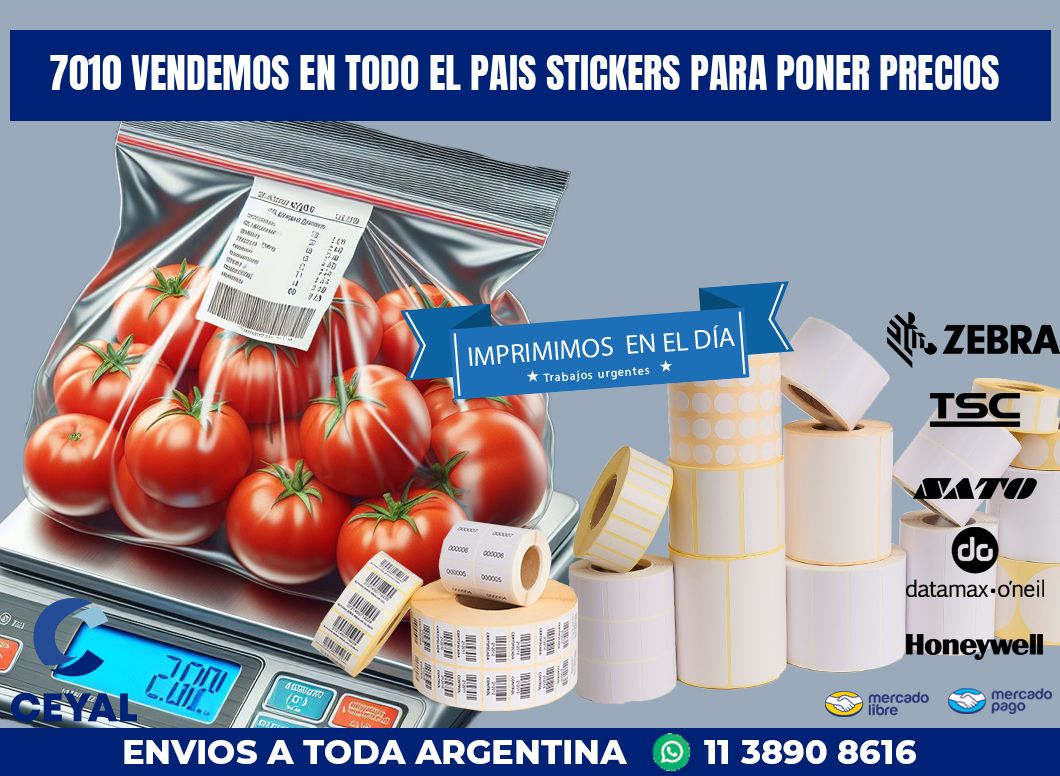 7010 VENDEMOS EN TODO EL PAIS STICKERS PARA PONER PRECIOS