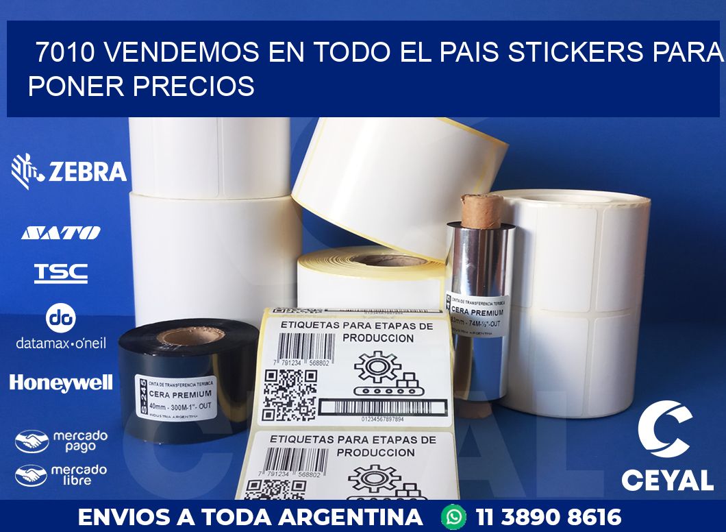 7010 VENDEMOS EN TODO EL PAIS STICKERS PARA PONER PRECIOS