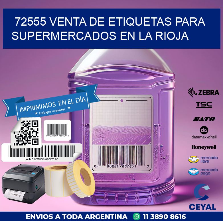 72555 VENTA DE ETIQUETAS PARA SUPERMERCADOS EN LA RIOJA