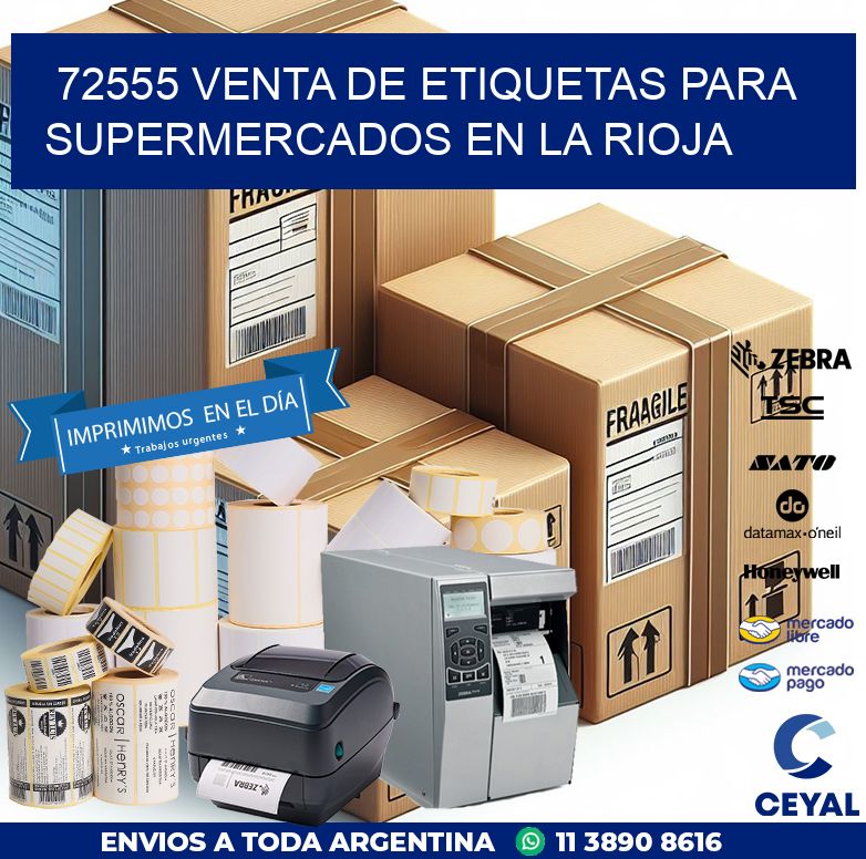 72555 VENTA DE ETIQUETAS PARA SUPERMERCADOS EN LA RIOJA