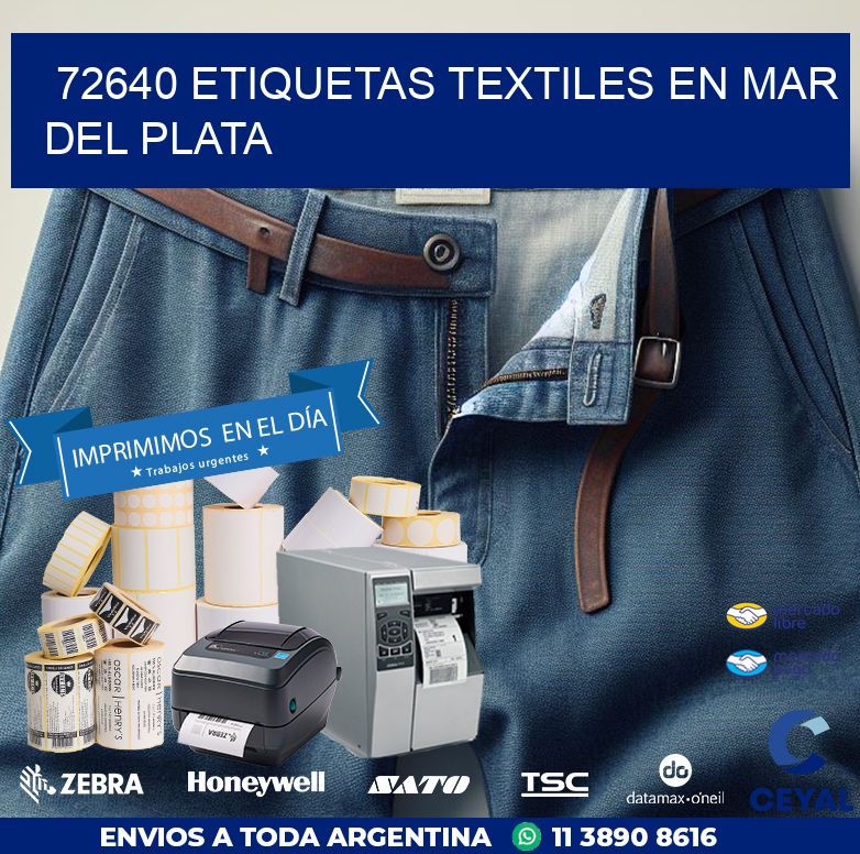 72640 ETIQUETAS TEXTILES EN MAR DEL PLATA