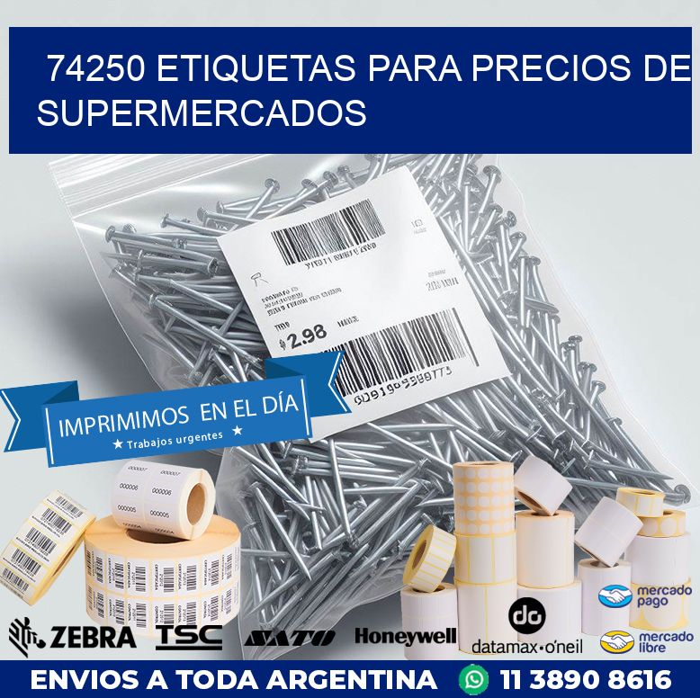 74250 ETIQUETAS PARA PRECIOS DE SUPERMERCADOS