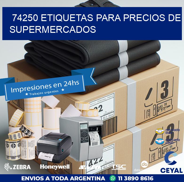 74250 ETIQUETAS PARA PRECIOS DE SUPERMERCADOS