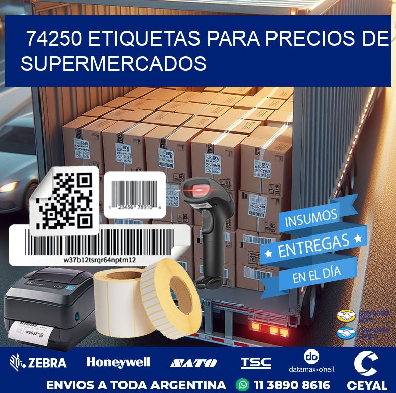 74250 ETIQUETAS PARA PRECIOS DE SUPERMERCADOS