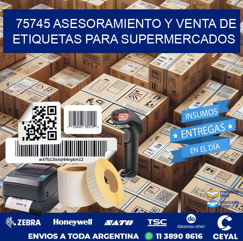 75745 ASESORAMIENTO Y VENTA DE ETIQUETAS PARA SUPERMERCADOS