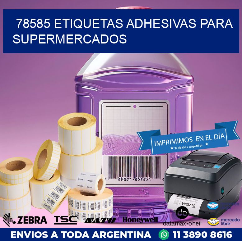 78585 ETIQUETAS ADHESIVAS PARA SUPERMERCADOS