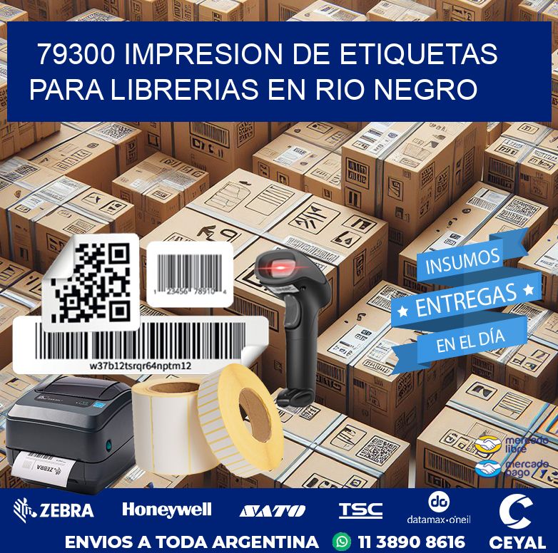 79300 IMPRESION DE ETIQUETAS PARA LIBRERIAS EN RIO NEGRO