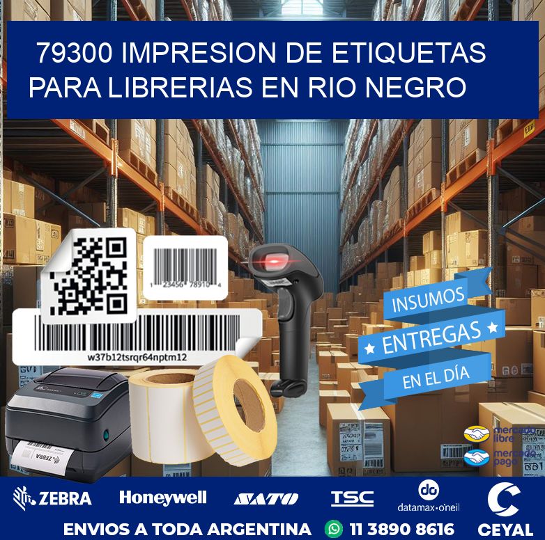 79300 IMPRESION DE ETIQUETAS PARA LIBRERIAS EN RIO NEGRO