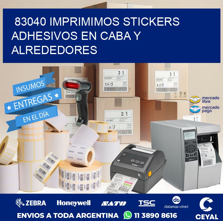 83040 IMPRIMIMOS STICKERS ADHESIVOS EN CABA Y ALREDEDORES