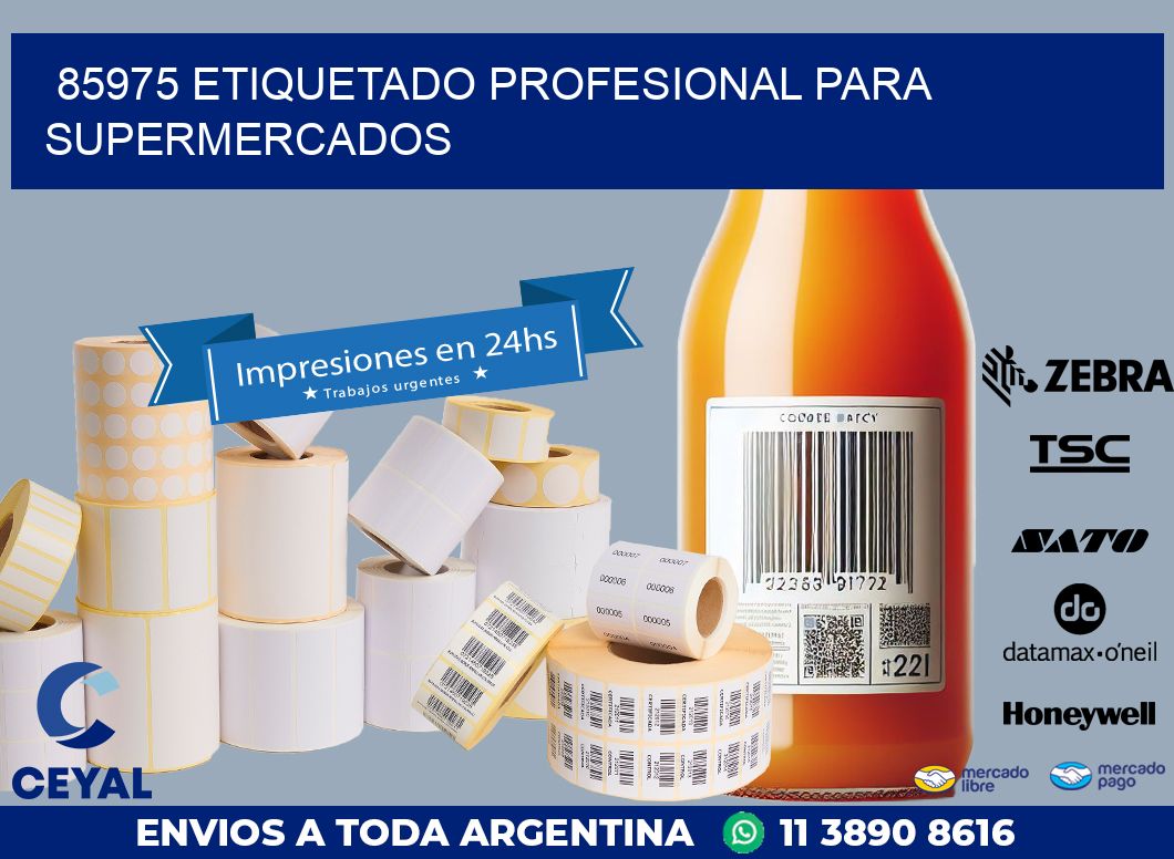 85975 ETIQUETADO PROFESIONAL PARA SUPERMERCADOS