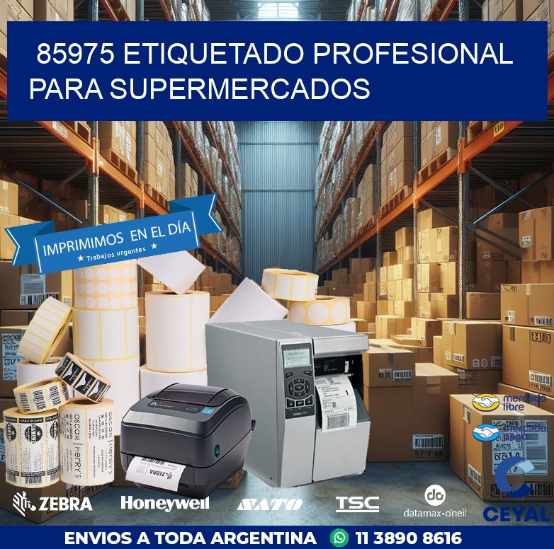 85975 ETIQUETADO PROFESIONAL PARA SUPERMERCADOS