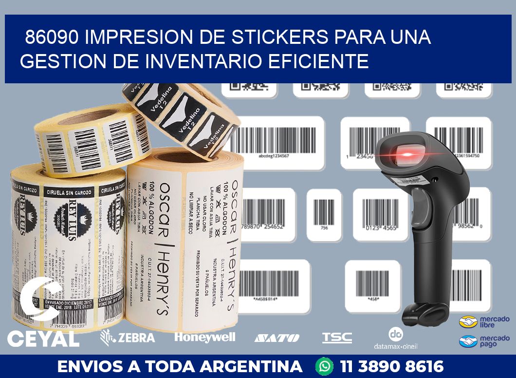 86090 IMPRESION DE STICKERS PARA UNA GESTION DE INVENTARIO EFICIENTE