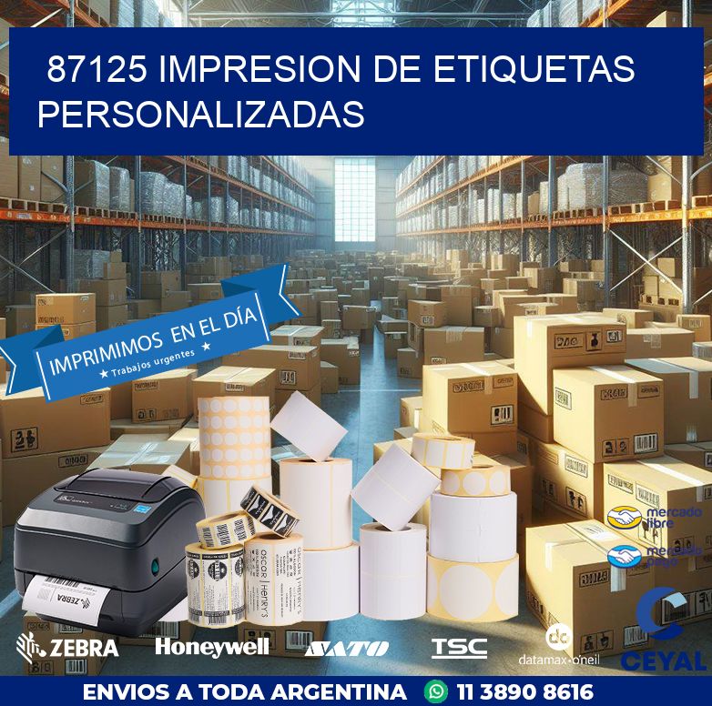 87125 IMPRESION DE ETIQUETAS PERSONALIZADAS