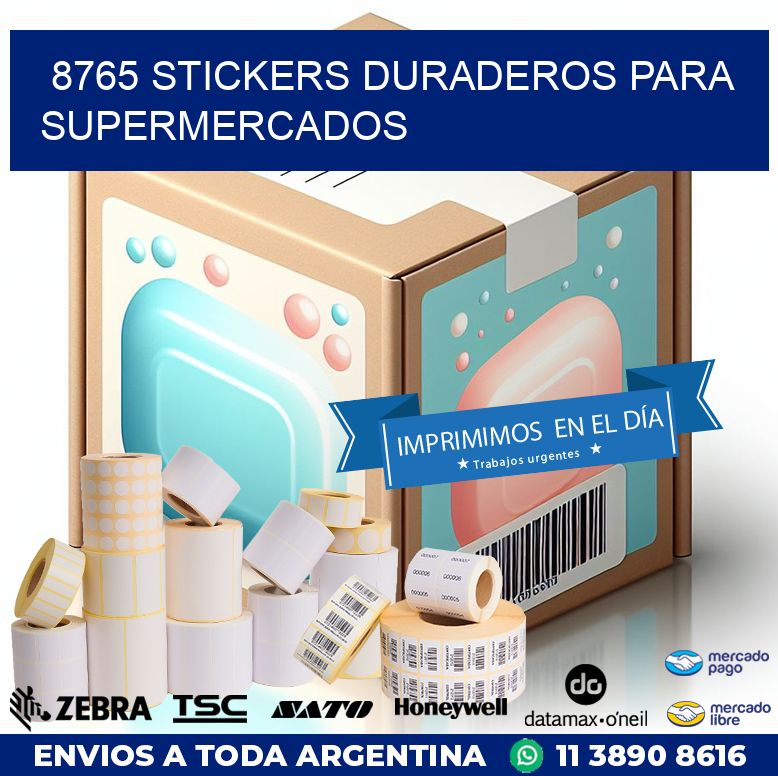 8765 STICKERS DURADEROS PARA SUPERMERCADOS