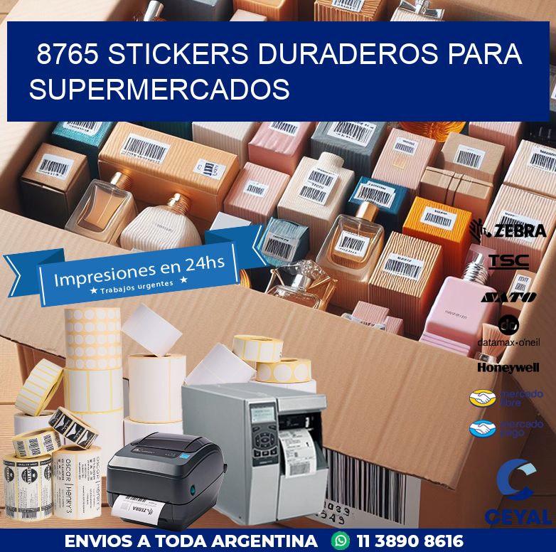 8765 STICKERS DURADEROS PARA SUPERMERCADOS