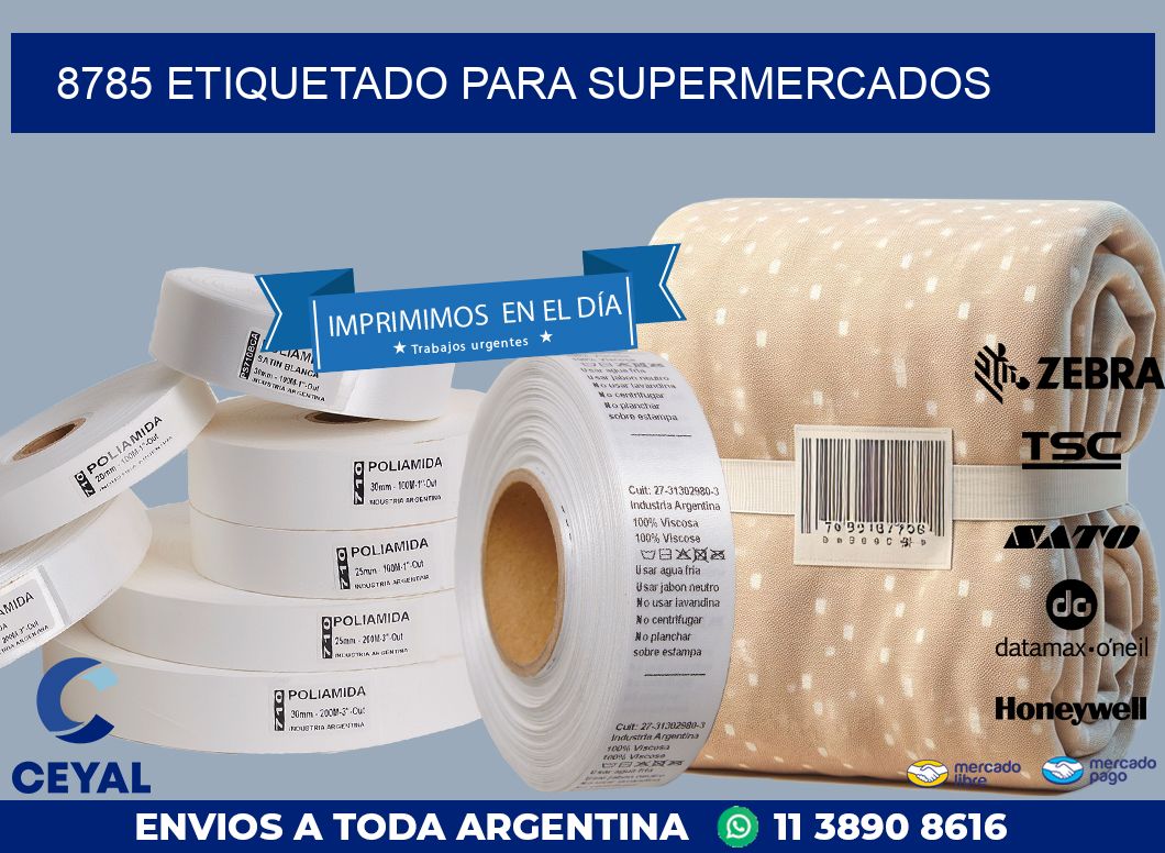 8785 ETIQUETADO PARA SUPERMERCADOS