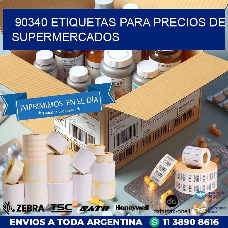 90340 ETIQUETAS PARA PRECIOS DE SUPERMERCADOS