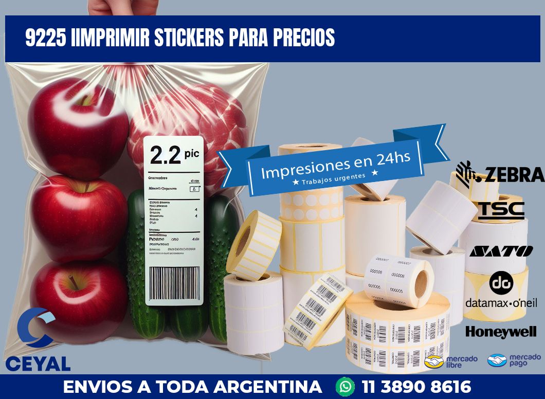 9225 IIMPRIMIR STICKERS PARA PRECIOS