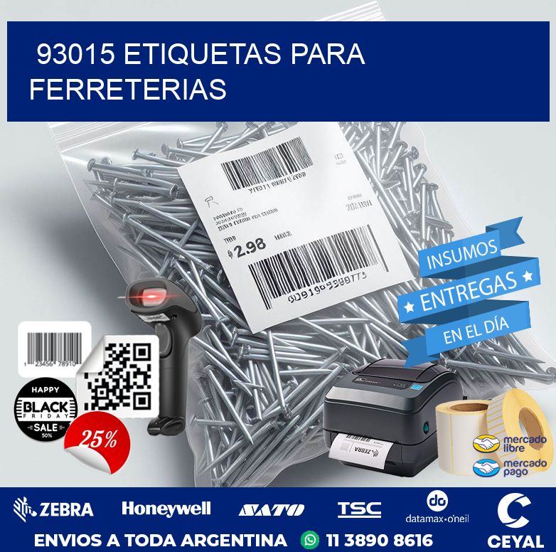 93015 ETIQUETAS PARA FERRETERIAS