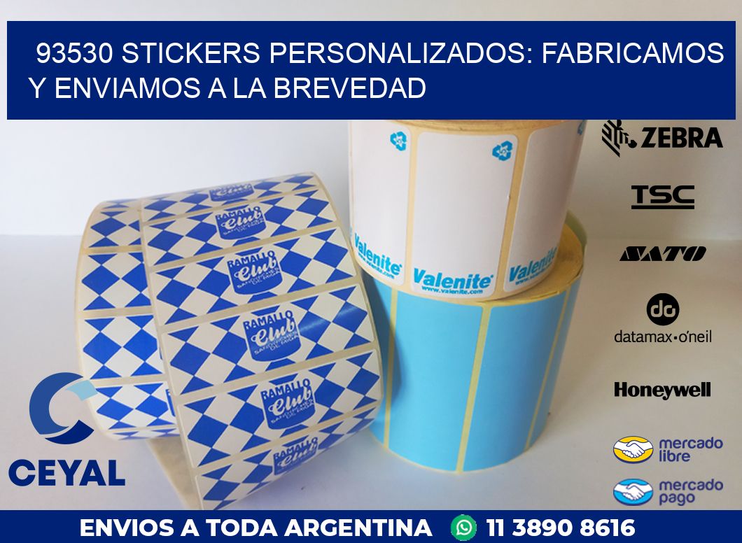 93530 STICKERS PERSONALIZADOS: FABRICAMOS Y ENVIAMOS A LA BREVEDAD