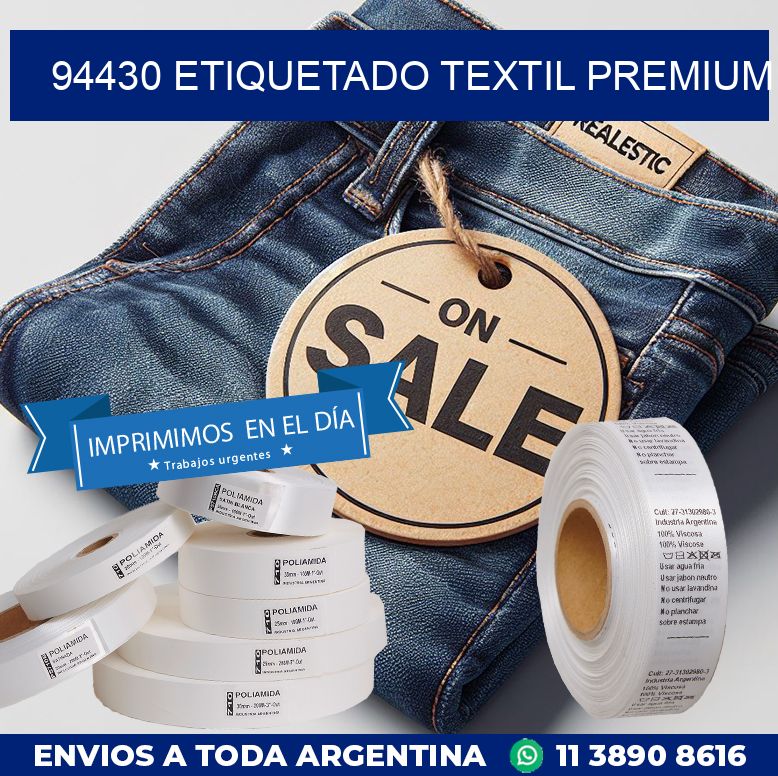 94430 ETIQUETADO TEXTIL PREMIUM