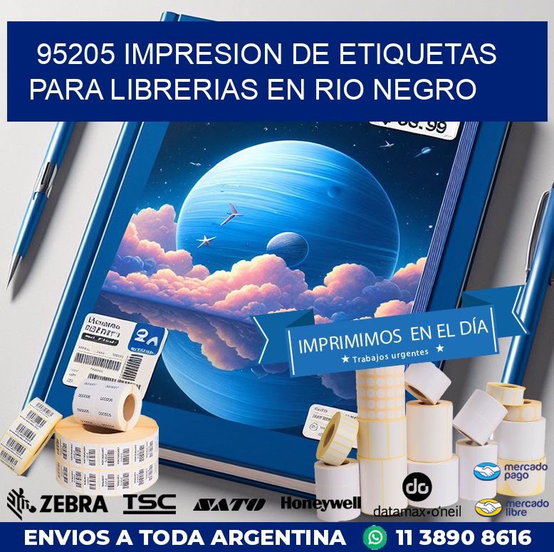 95205 IMPRESION DE ETIQUETAS PARA LIBRERIAS EN RIO NEGRO