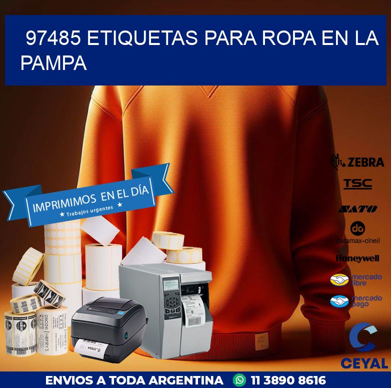 97485 ETIQUETAS PARA ROPA EN LA PAMPA