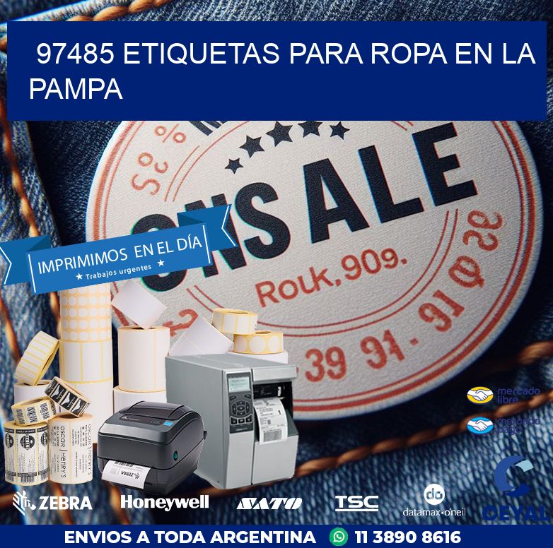 97485 ETIQUETAS PARA ROPA EN LA PAMPA