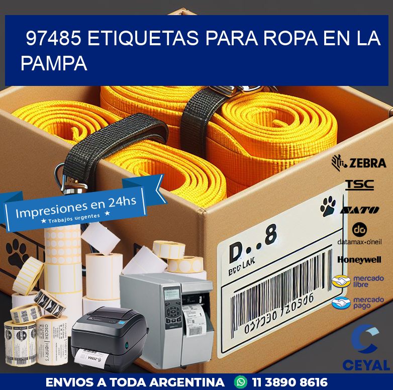 97485 ETIQUETAS PARA ROPA EN LA PAMPA