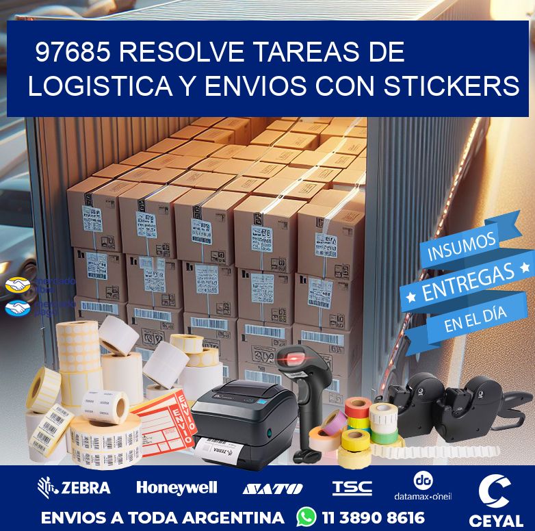 97685 RESOLVE TAREAS DE LOGISTICA Y ENVIOS CON STICKERS