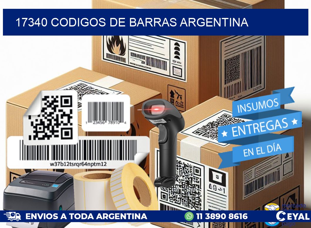 17340 CODIGOS DE BARRAS ARGENTINA