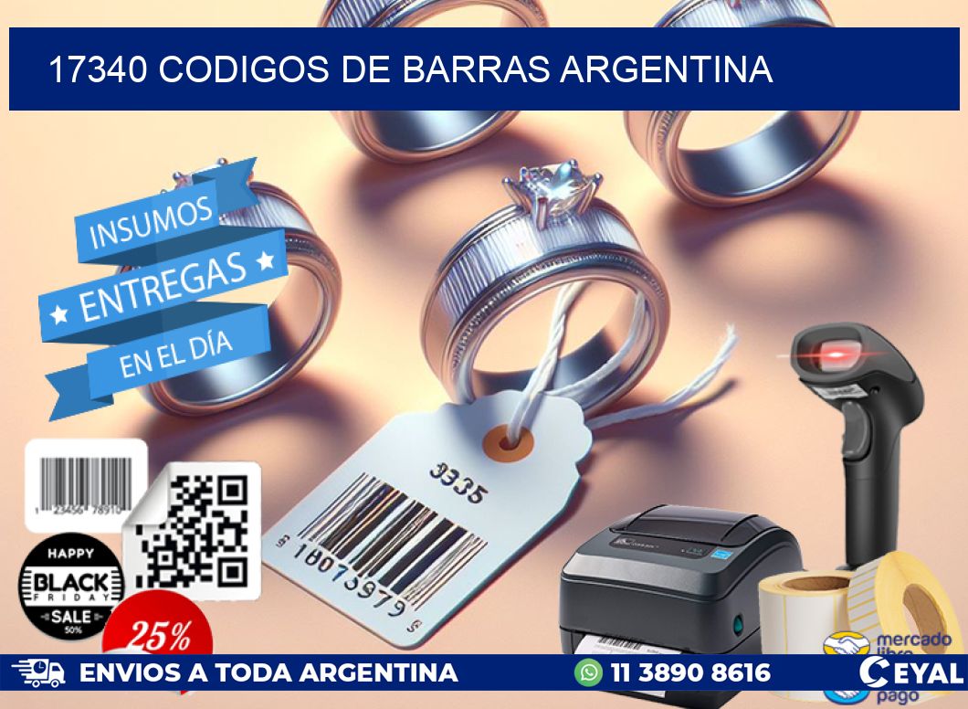 17340 CODIGOS DE BARRAS ARGENTINA