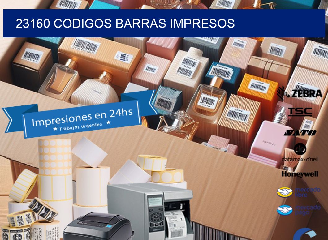 23160 CODIGOS BARRAS IMPRESOS