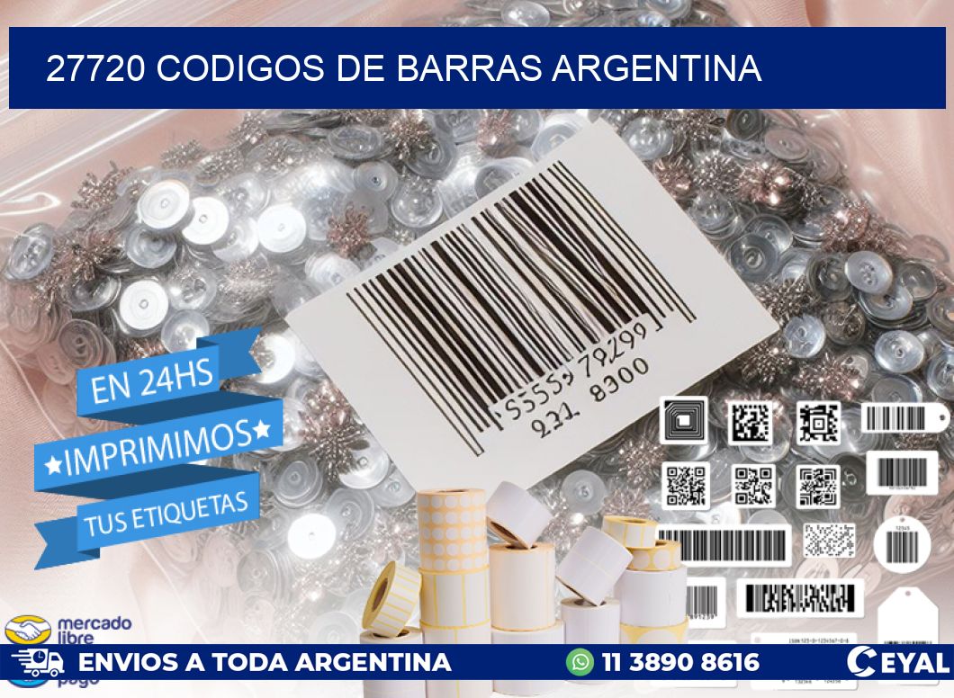 27720 CODIGOS DE BARRAS ARGENTINA