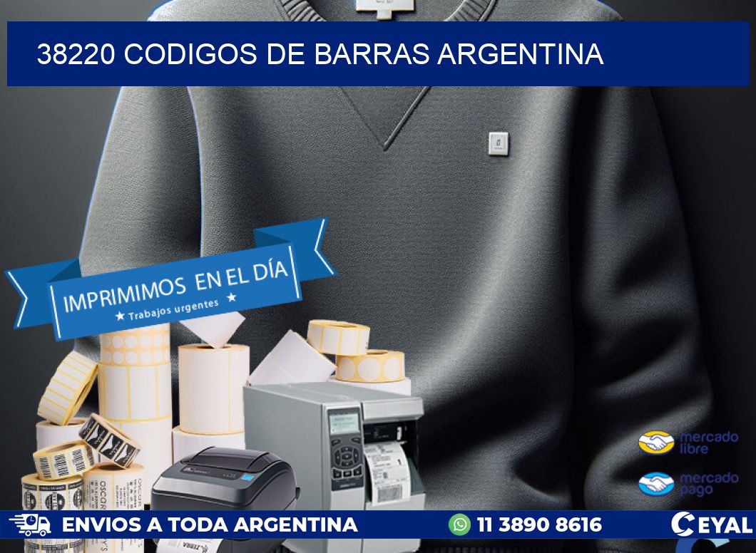 38220 CODIGOS DE BARRAS ARGENTINA