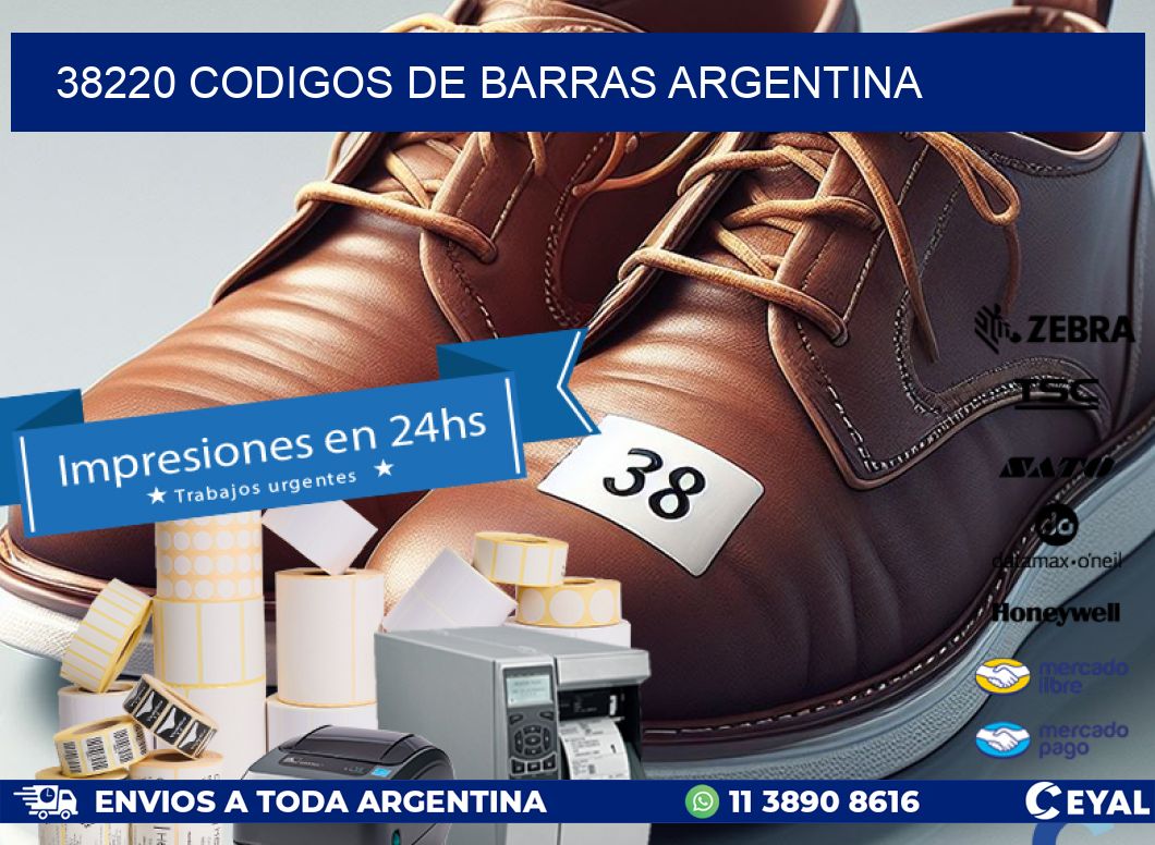 38220 CODIGOS DE BARRAS ARGENTINA