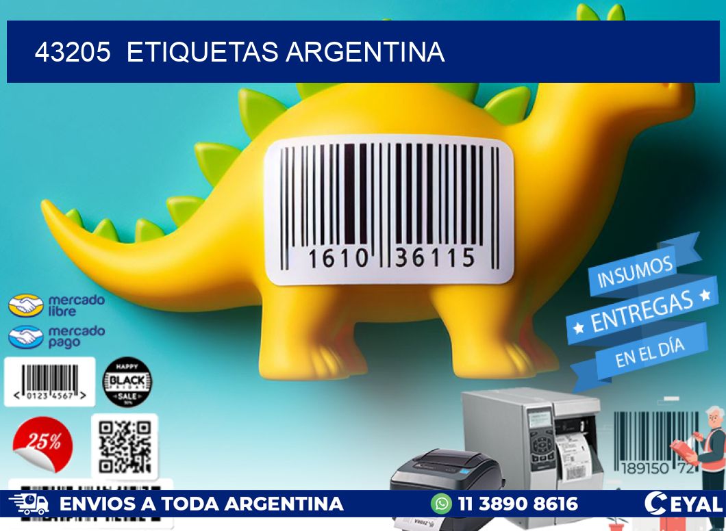 43205  etiquetas argentina