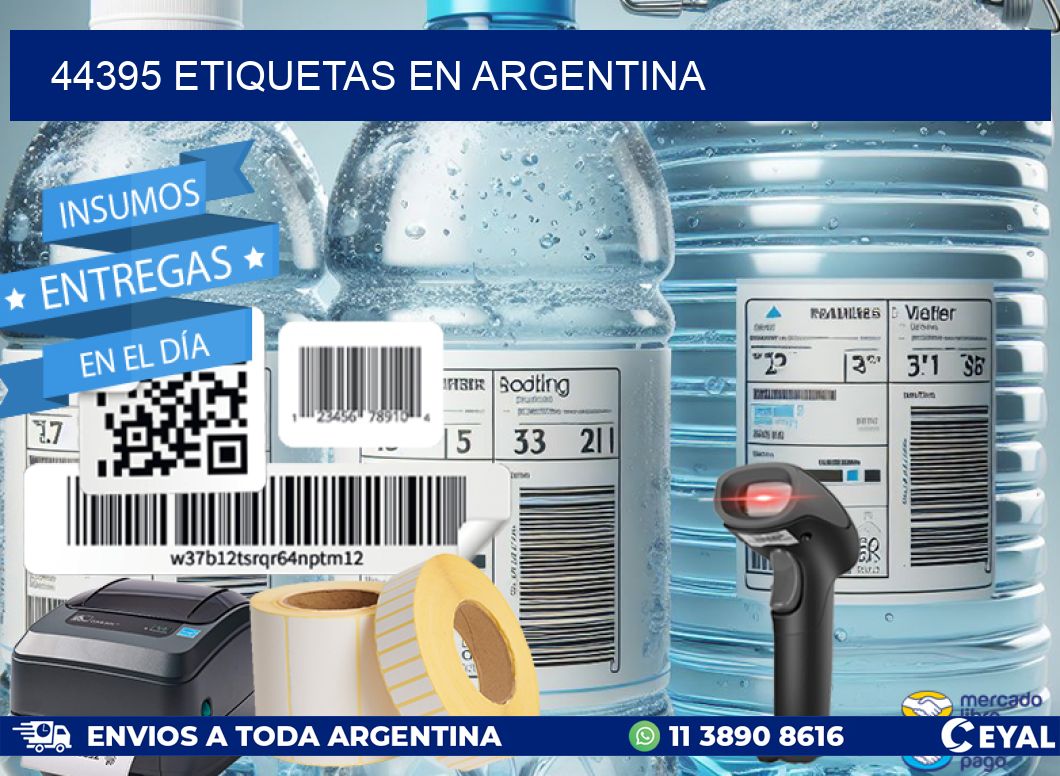 44395 etiquetas en argentina
