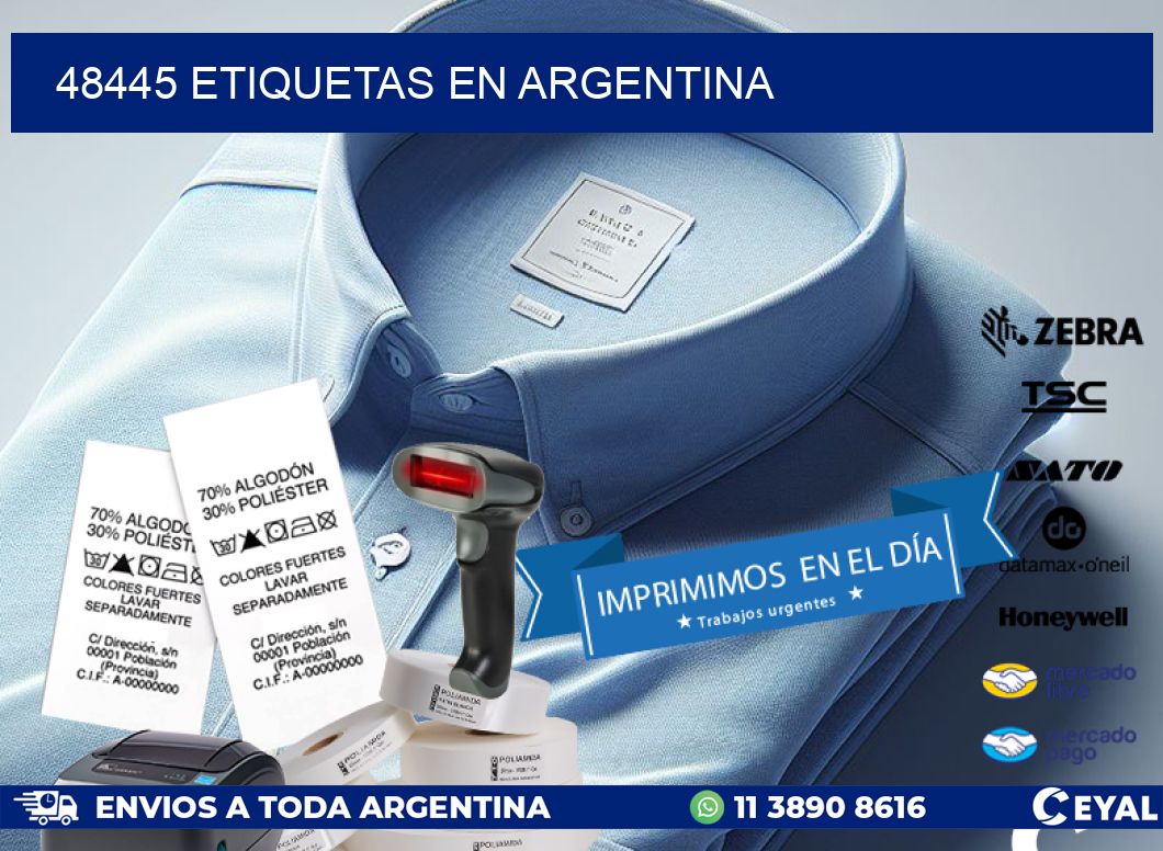 48445 etiquetas en argentina