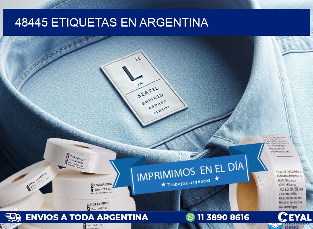 48445 etiquetas en argentina