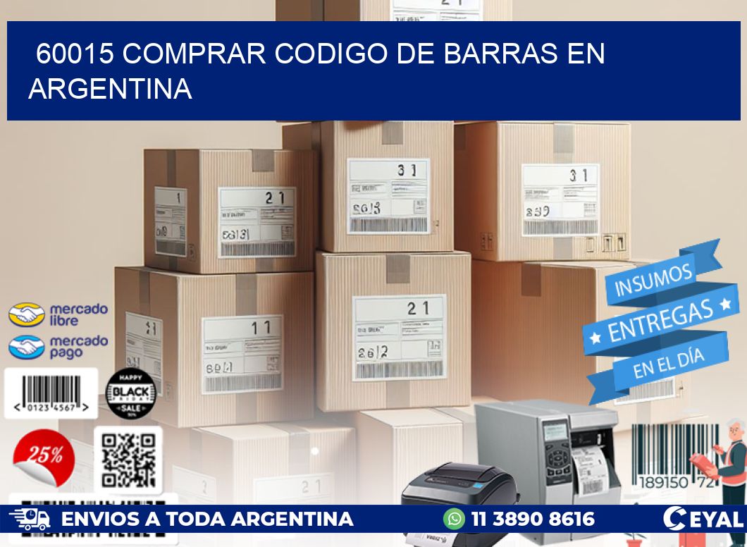 60015 Comprar Codigo de Barras en Argentina