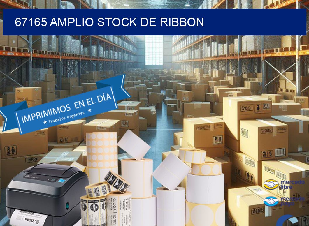 67165 AMPLIO STOCK DE RIBBON