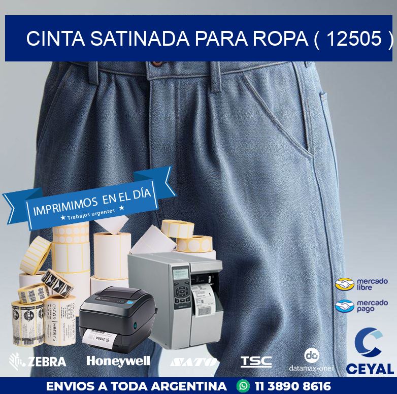 CINTA SATINADA PARA ROPA ( 12505 )