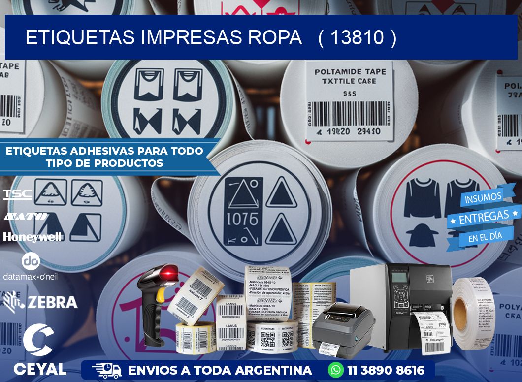ETIQUETAS IMPRESAS ROPA   ( 13810 )