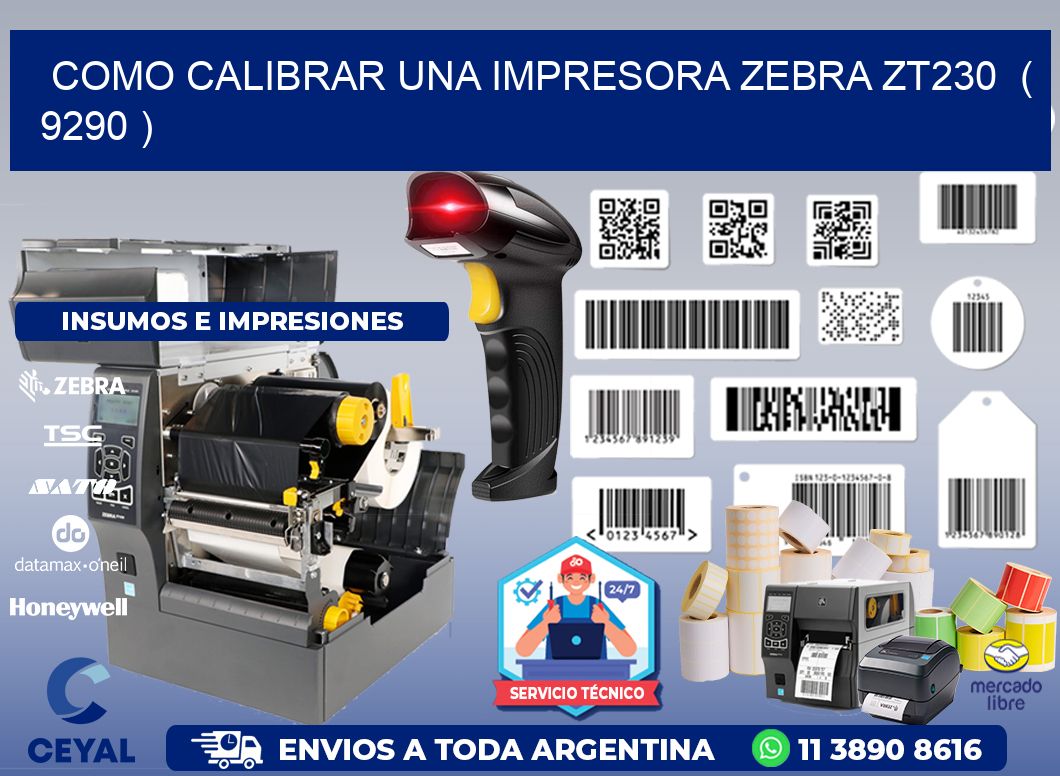 como calibrar una impresora zebra zt230  ( 9290 )