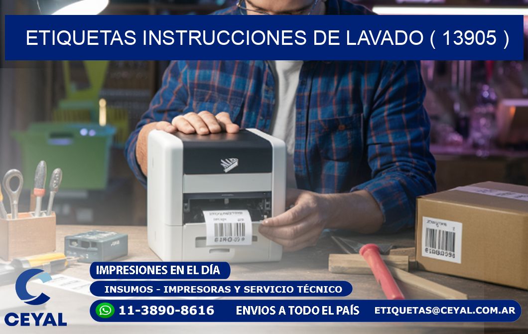 etiquetas instrucciones de lavado ( 13905 )
