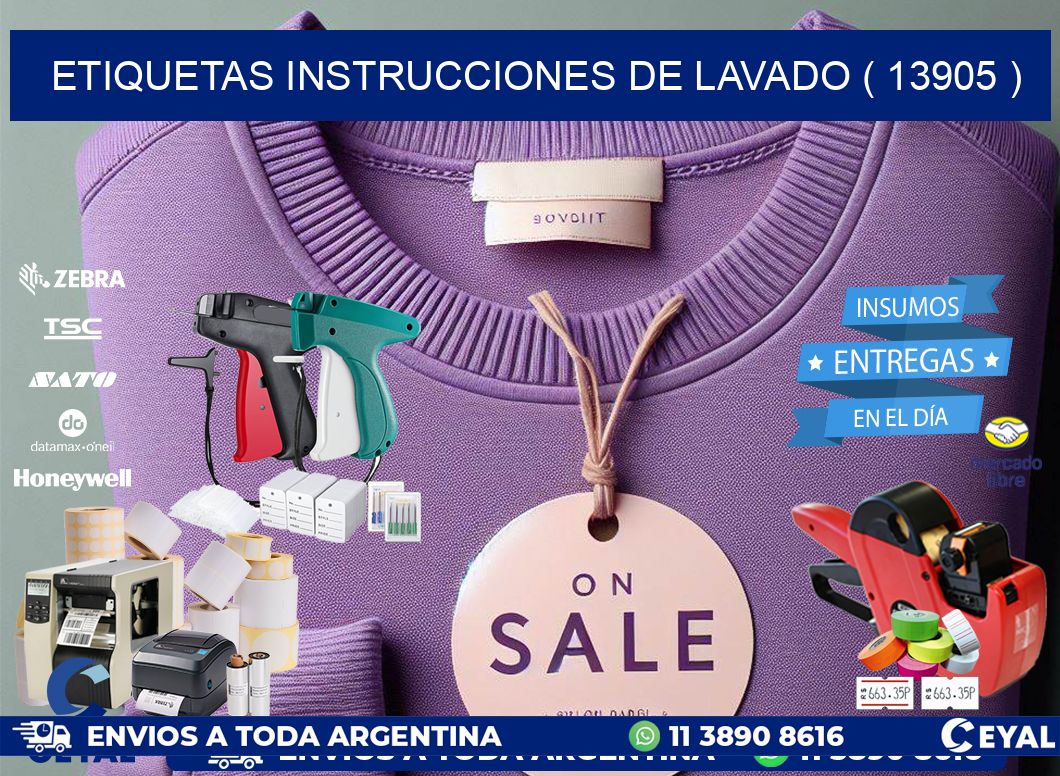 etiquetas instrucciones de lavado ( 13905 )