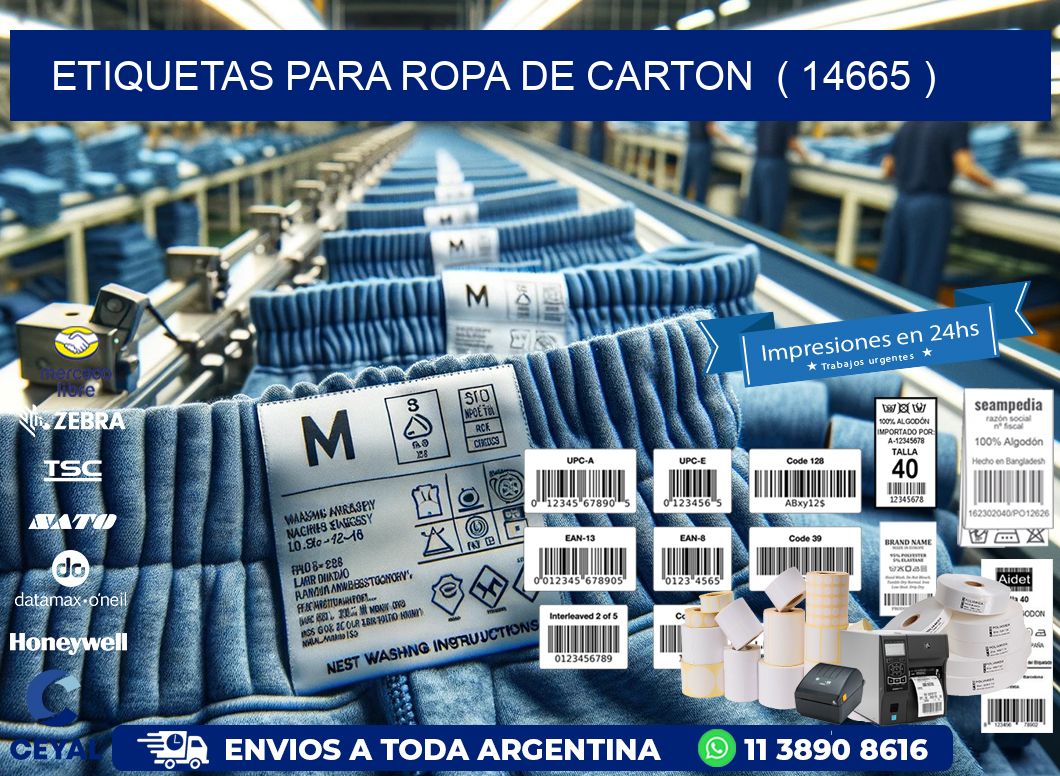 etiquetas para ropa de carton  ( 14665 )