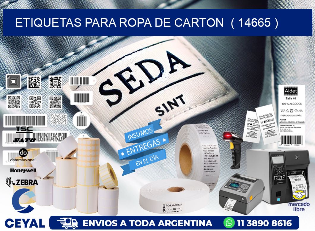 etiquetas para ropa de carton  ( 14665 )